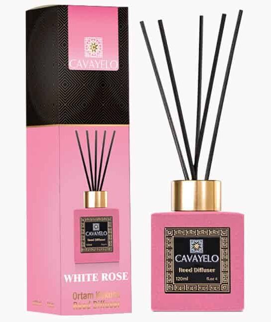 CAVAYELO Reed diffuser 120ml (WHITE ROSE)